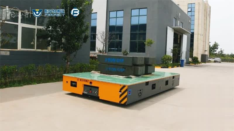 motorized die cart for aluminum product transport 80 tons